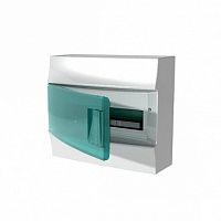 Распределительный шкаф Mistral41, 12 мод., IP41, навесной, термопласт, зеленая дверь |  код. 1SPE007717F0420 |  ABB